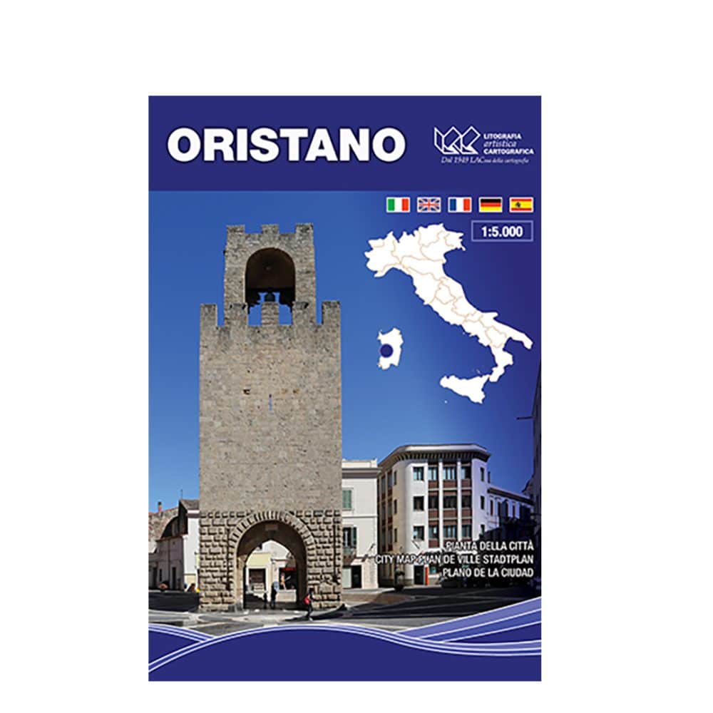 Oristano - Carta tematica di città scala 1:5.000
