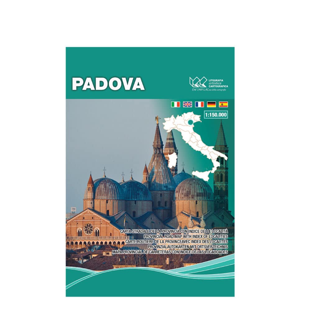 Padova - Carte tematiche stradali provinciali scala 1:150.000