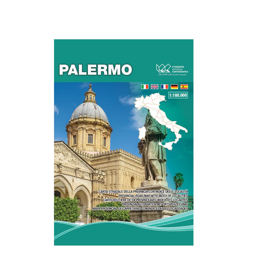 Palermo - Carte tematiche stradali provinciali scala 1:180.000