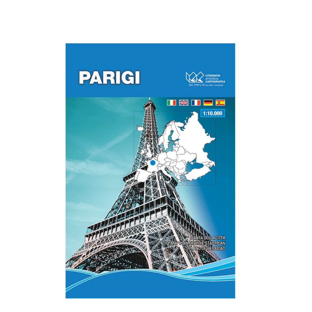 Parigi - Carta tematica di centro città scala 1:10.000