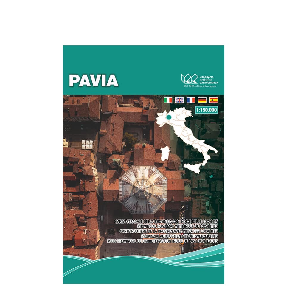 Pavia - Carte tematiche stradali provinciali scala 1:150.000