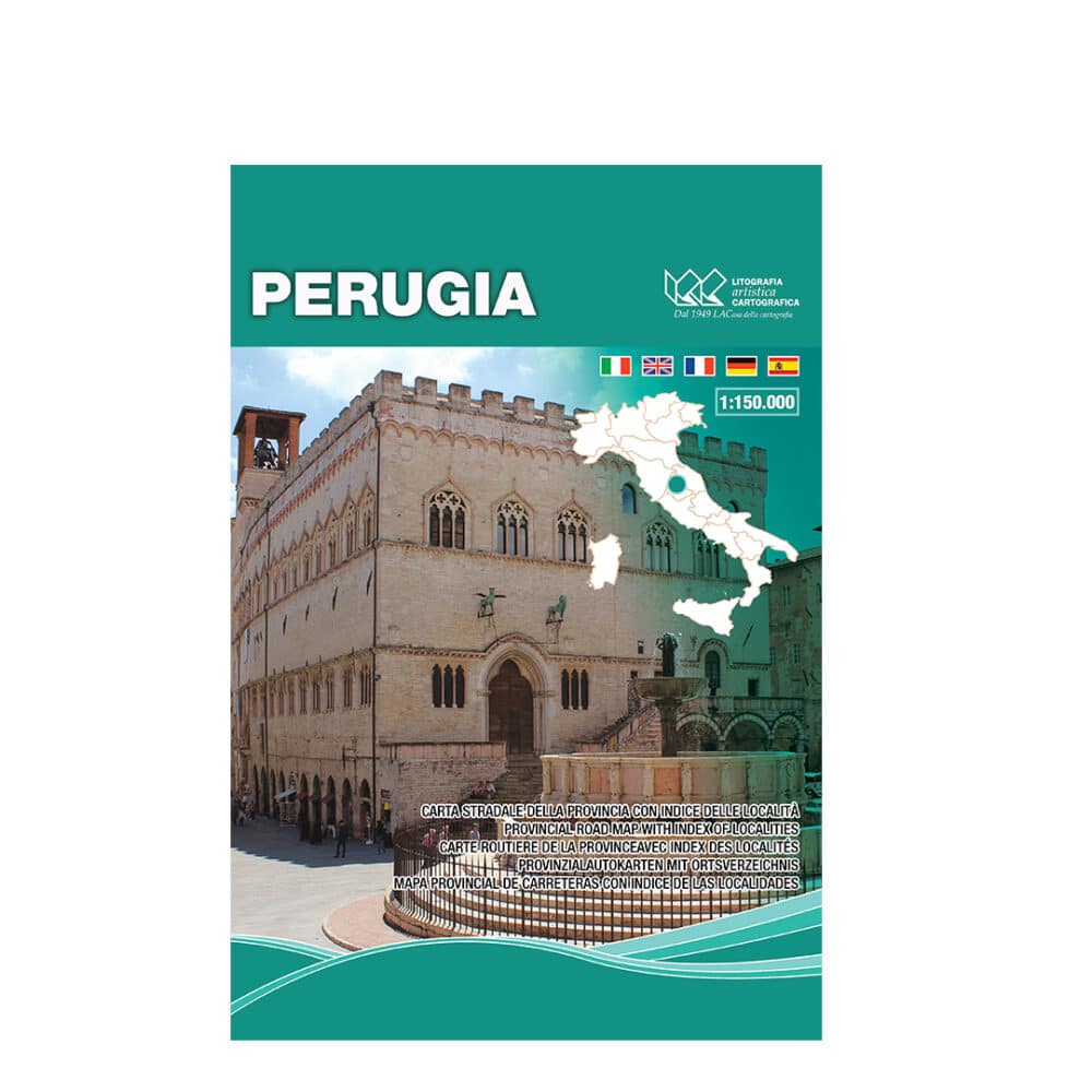 Perugia - Carte tematiche stradali provinciali scala 1:150.000