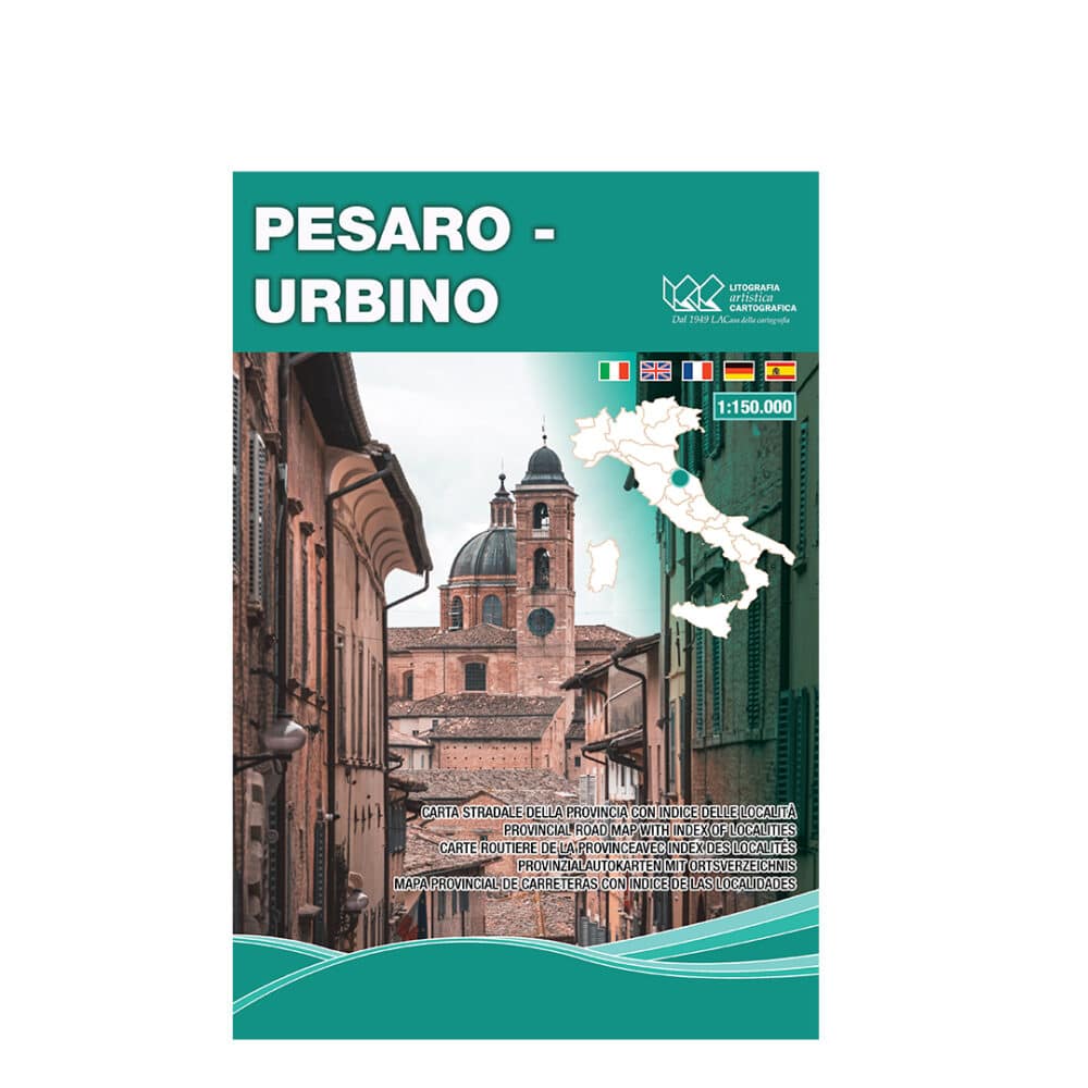 Pesaro - Urbino Carte tematiche stradali provinciali scala 1:150.000