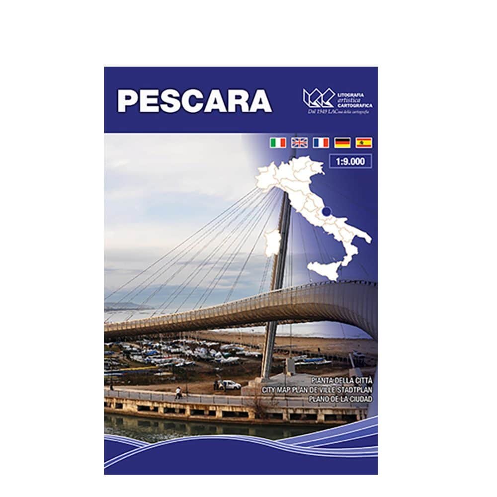 Pescara - Carta tematica di città scala 1:9.000