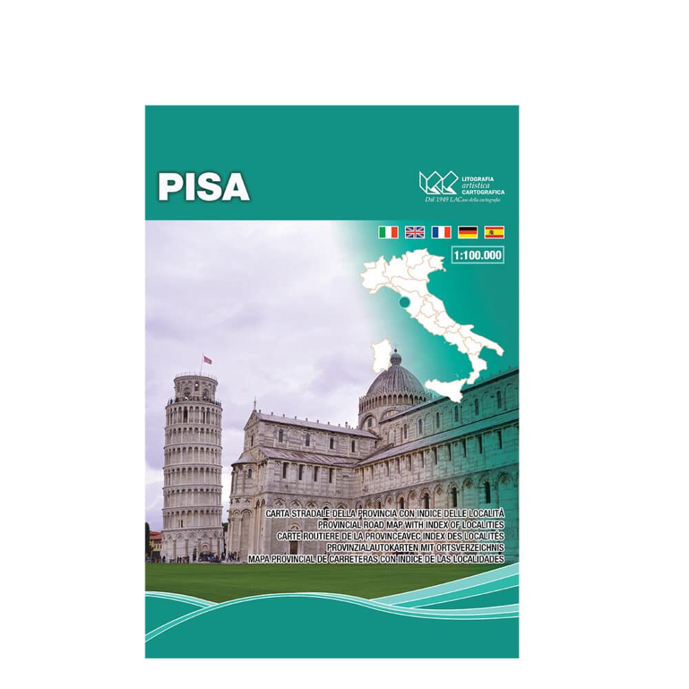 Pisa - Carte tematiche stradali provinciali scala 1:100.000