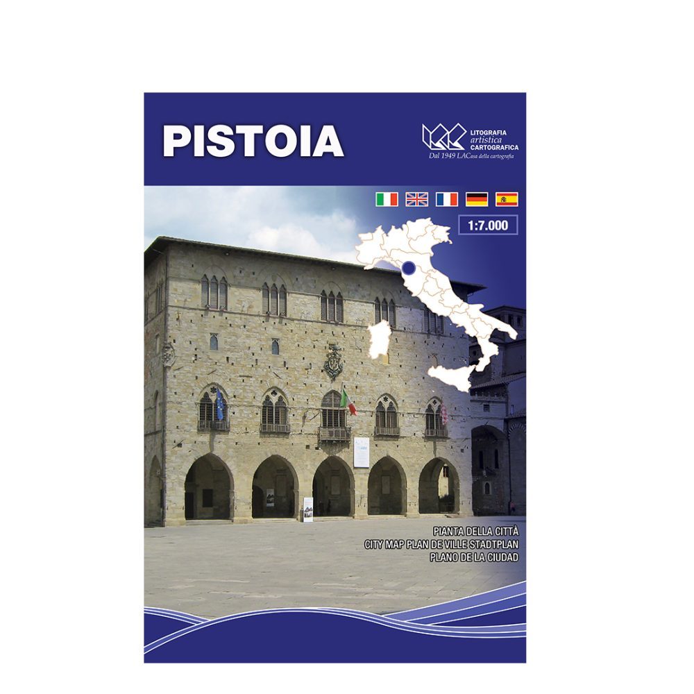 Pistoia - Carta tematica di città scala 1:7.000