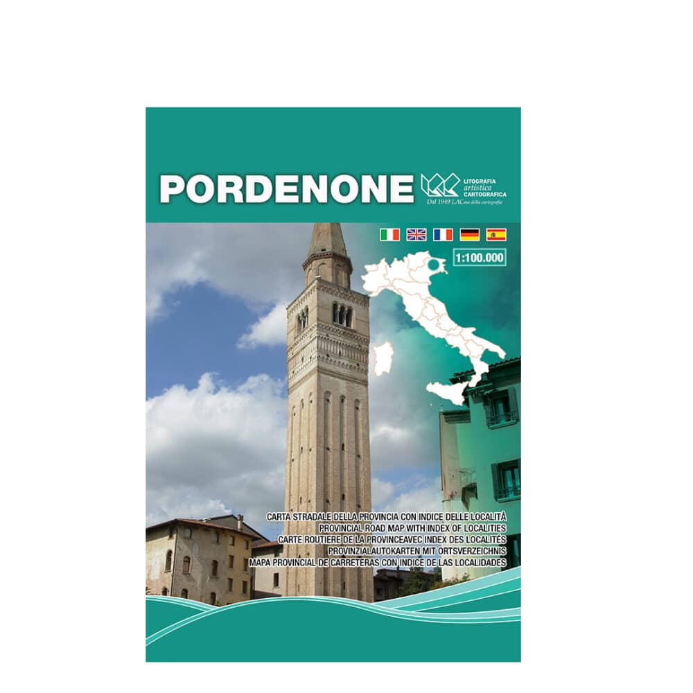 Pordenone - Carte tematiche stradali provinciali scala 1:100.000