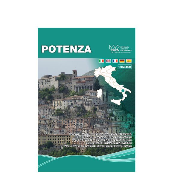 Potenza - Carte tematiche stradali provinciali scala 1:150.000