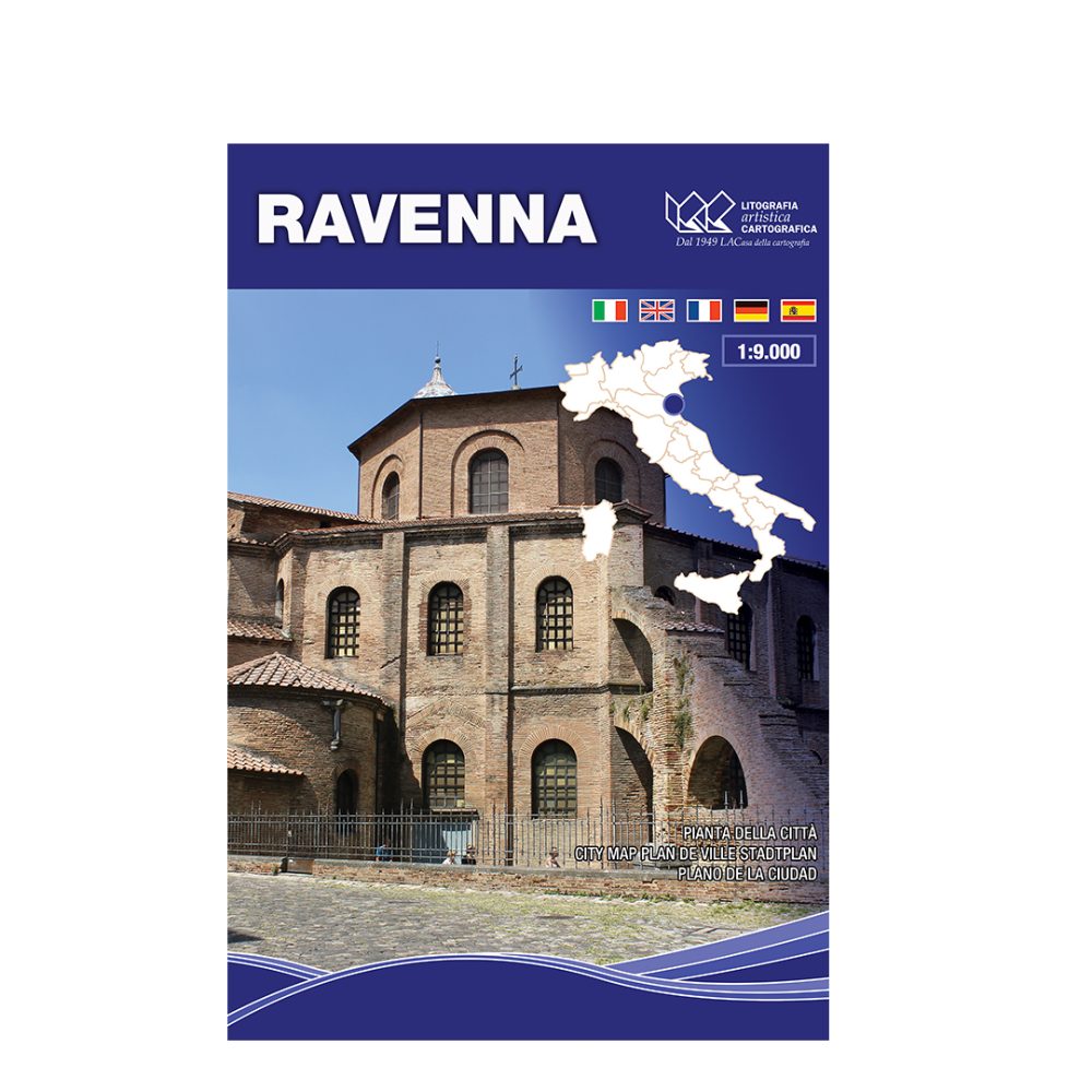 Ravenna - Carta tematica di città scala 1:9.000