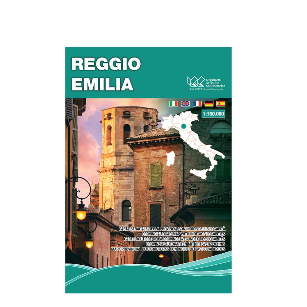 Reggio Emilia - Carte tematiche stradali provinciali scala 1:150.000