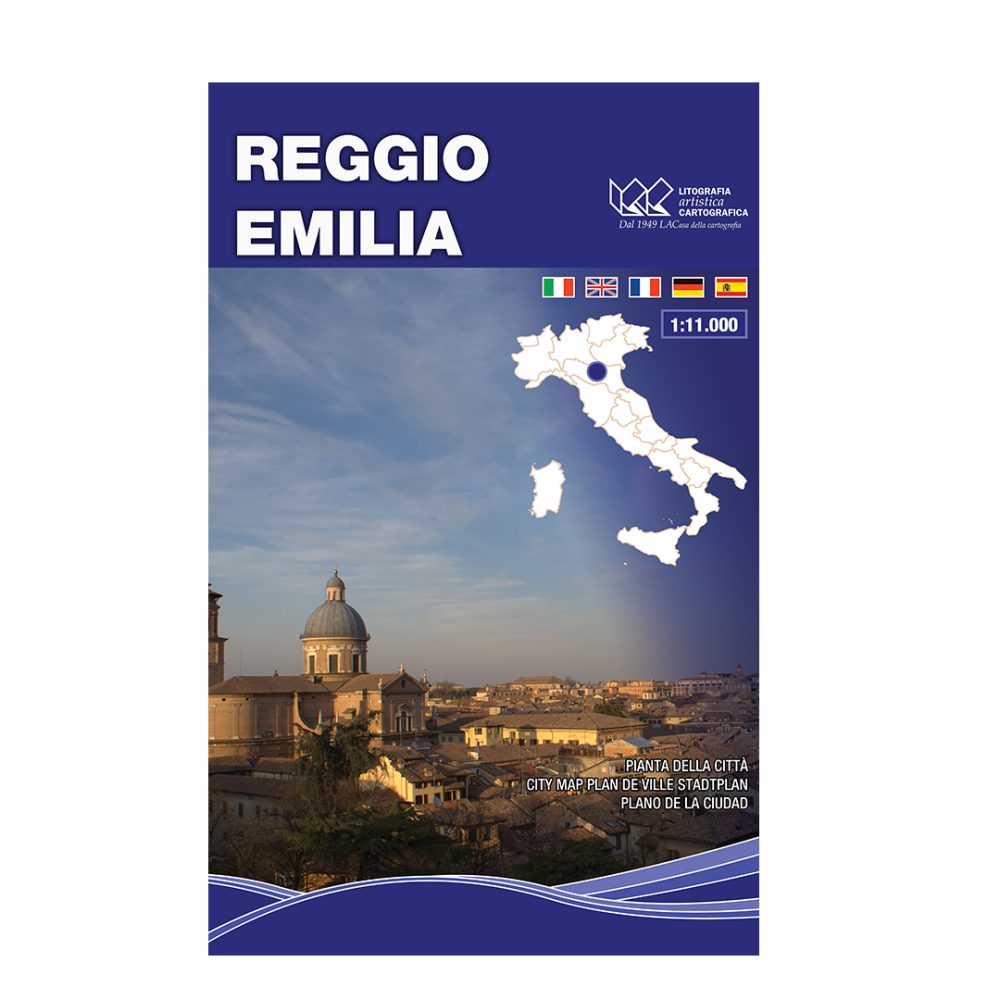 Reggio Emilia - Carta tematica di città scala 1:11.000