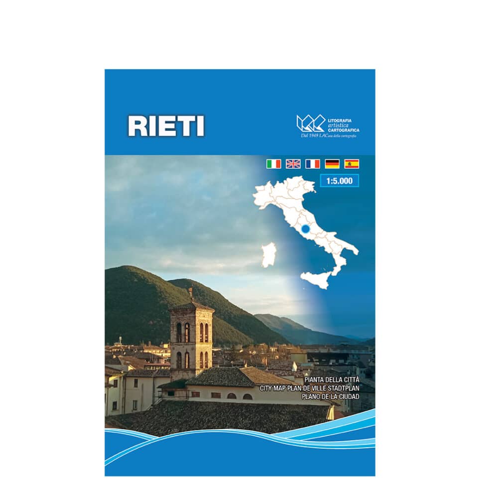 Rieti - Carta tematica di centro città scala 1:5.000