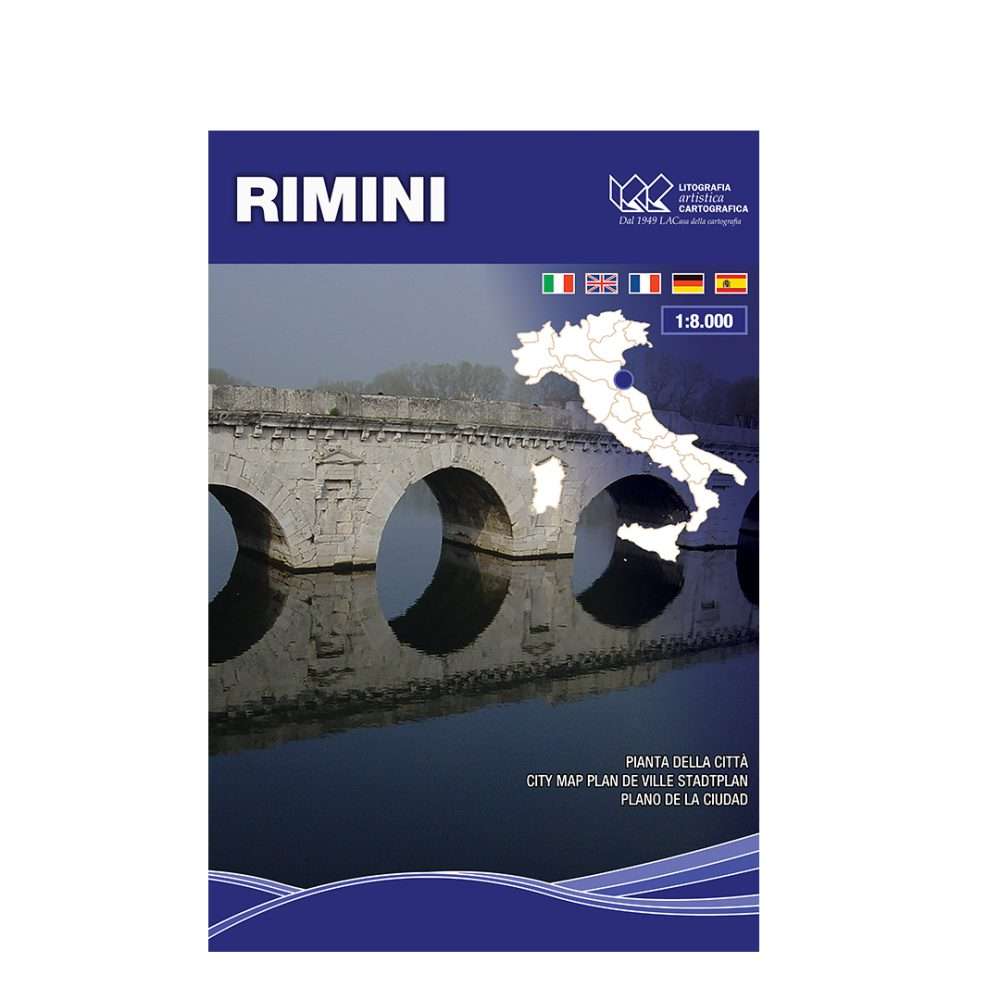 Rimini - Carta tematica di città scala 1:8.000