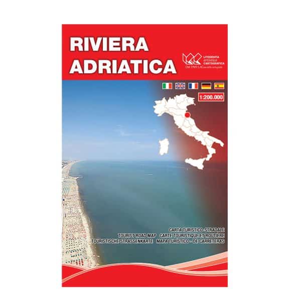 Riviera Adriatica - Carta tematica turistico stradale scala 1:200.000