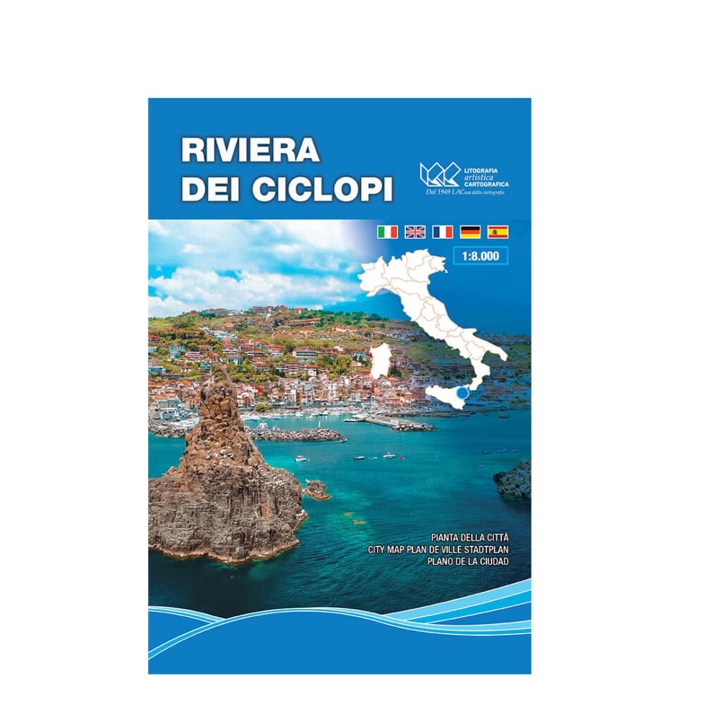 Riviera dei Ciclopi - Carta tematica di centro città scala 1:8.000