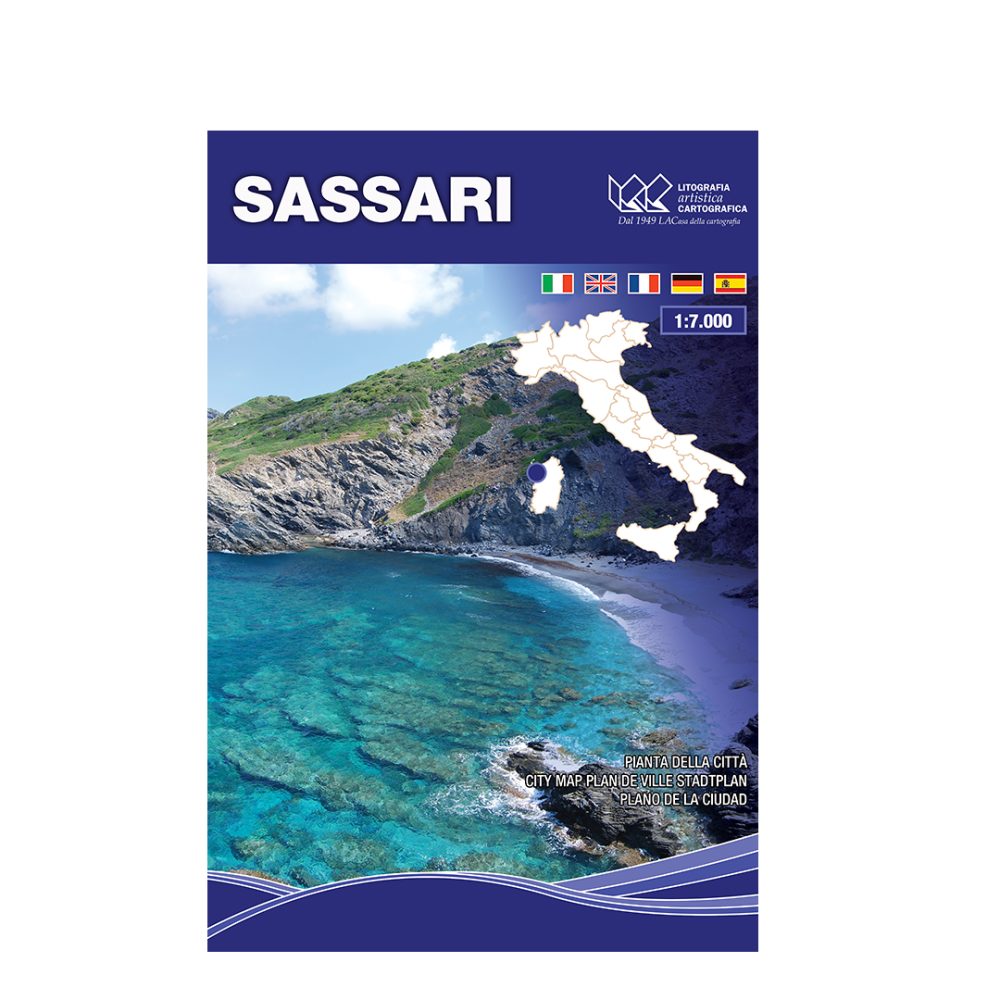 Sassari - Carta tematica di città scala 1:7.000