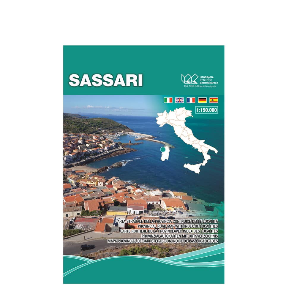 Sassari - Carte tematiche stradali provinciali scala 1:200.000