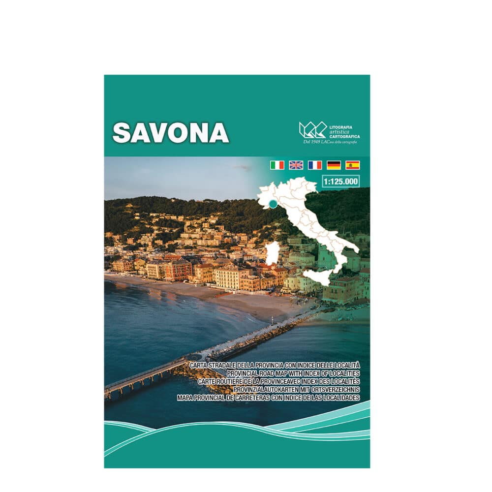 Savona - Carte tematiche stradali provinciali scala 1:125.000