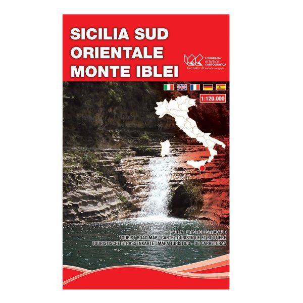 Sicilia sud orientale Monti Iblei - Carta tematica turistico stradale scala 1:120.000