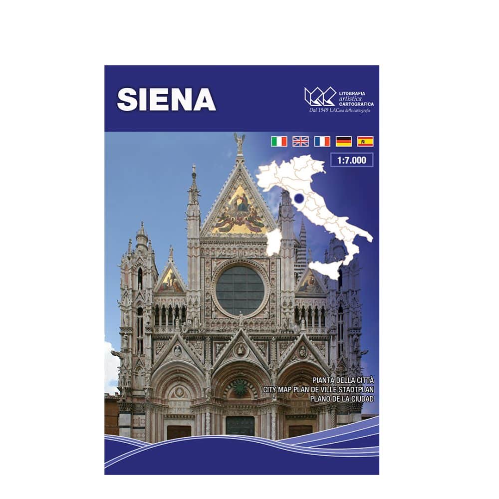 Siena - Carta tematica di città scala 1:7.000