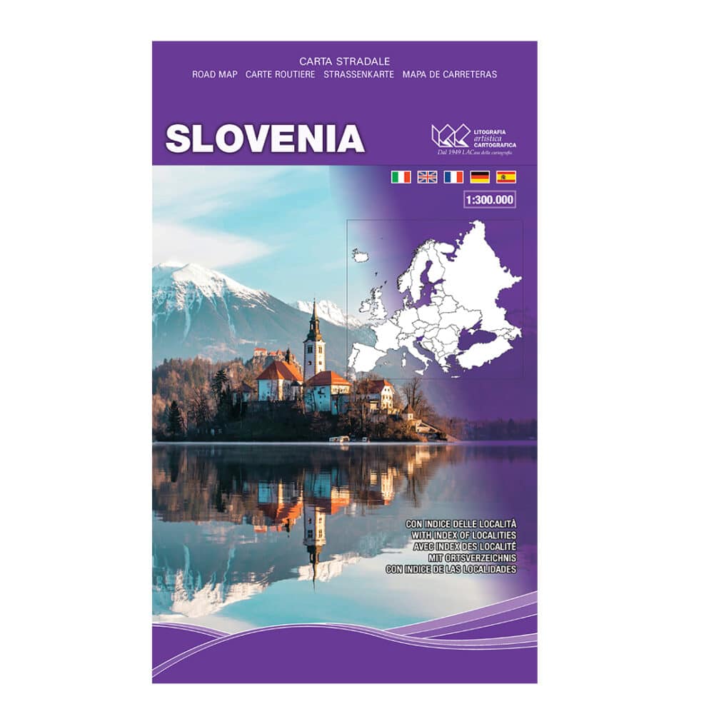 Slovenia - Carta tematica stradale internazionale scala 1:300.000