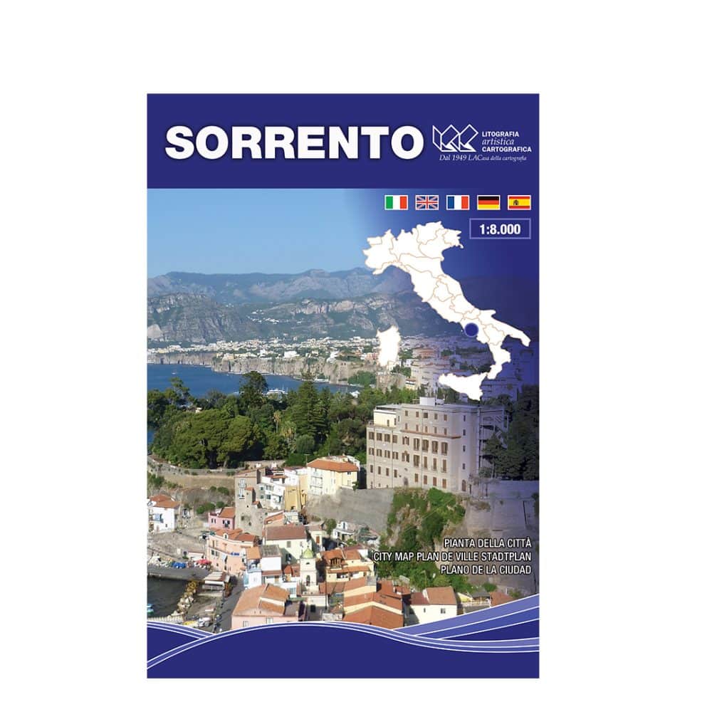 Sorrento - Carta tematica di città scala 1:8.000