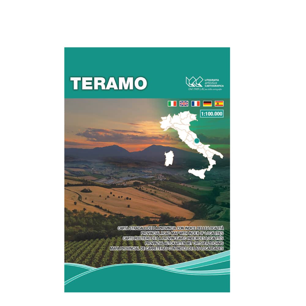 Teramo - Carte tematiche stradali provinciali scala 1:100.000