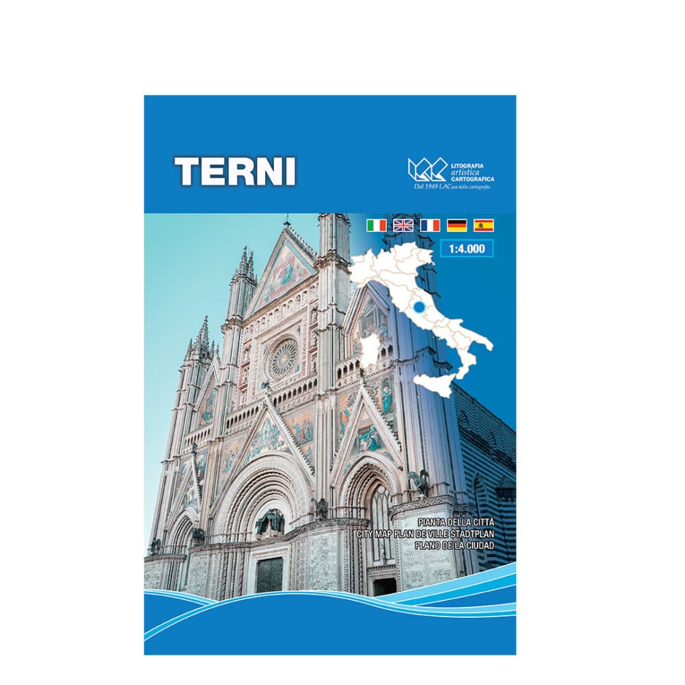 Terni - Carta tematica di centro città scala 1:4.000