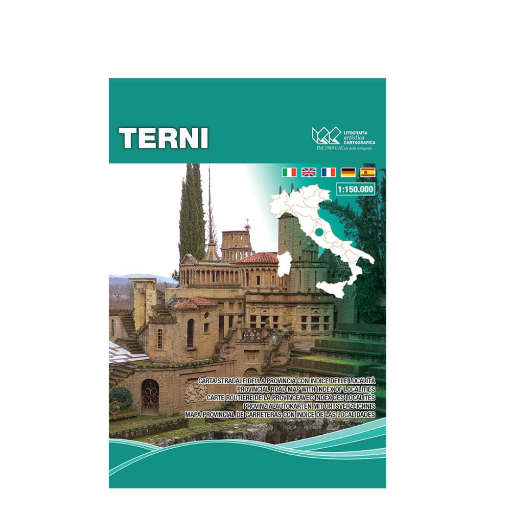 Terni - Carte tematiche stradali provinciali scala 1:150.000
