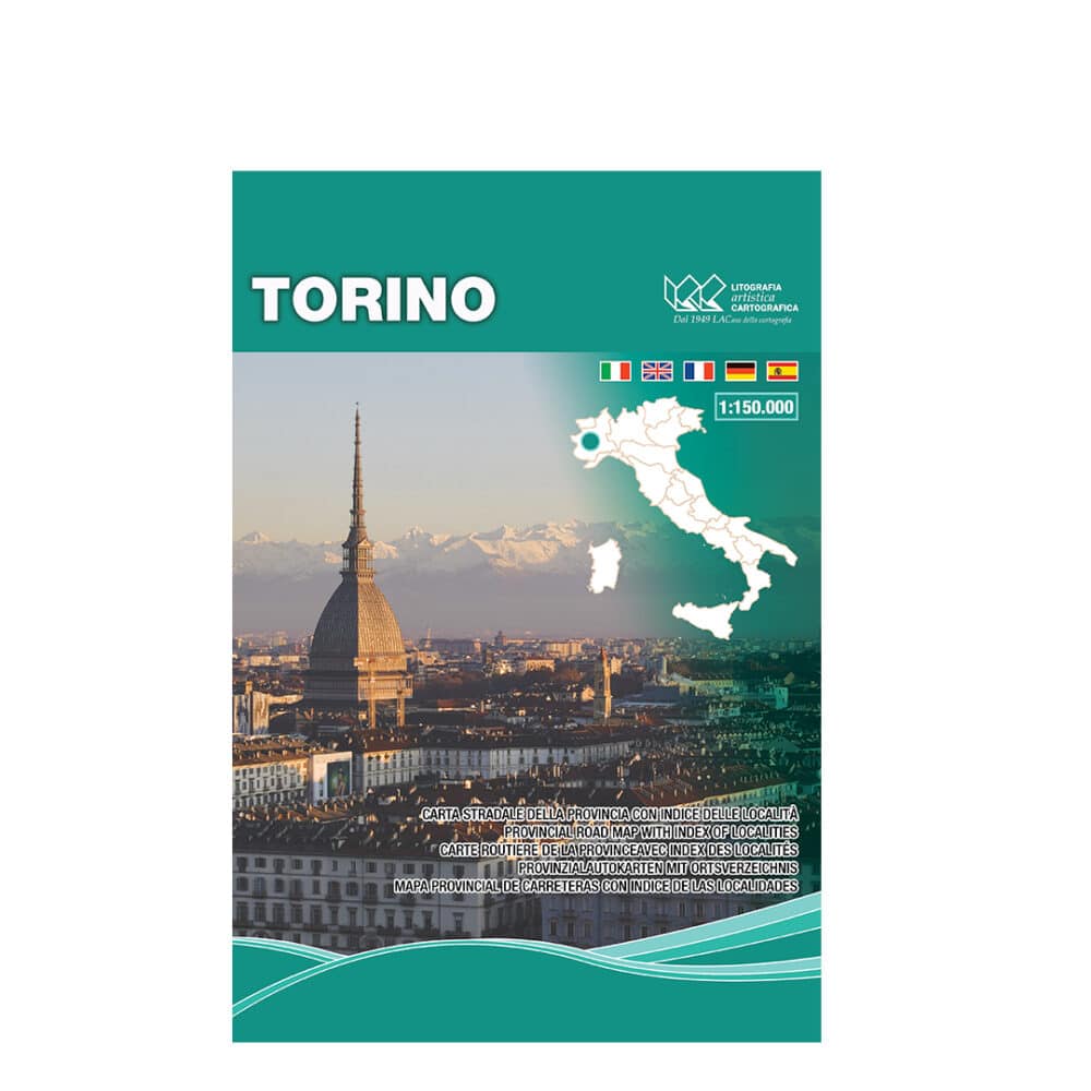 Torino - Carte tematiche stradali provinciali scala 1:150.000