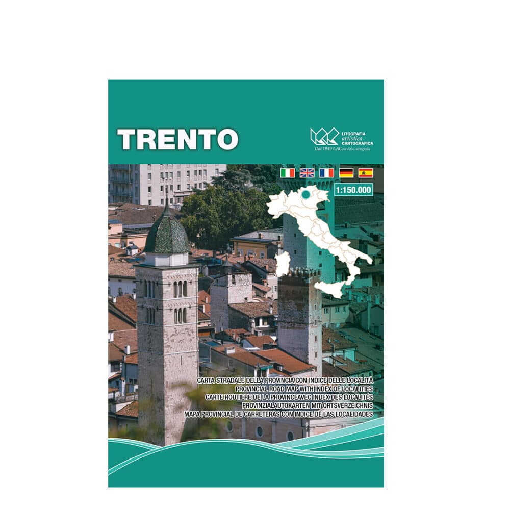 Trento - Carte tematiche stradali provinciali scala 1:150.000