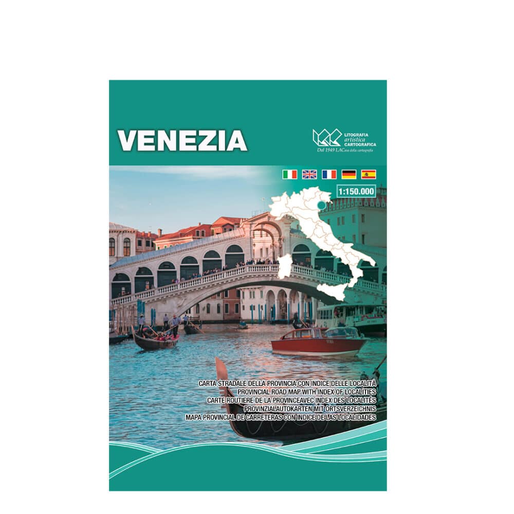 Venezia - Carte tematiche stradali provinciali scala 1:150.000