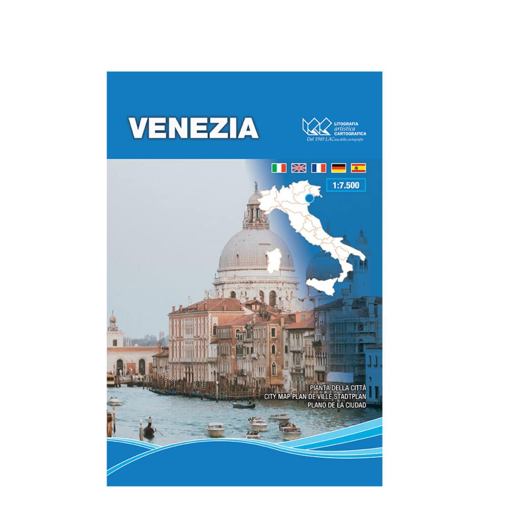Venezia - Carta tematica di centro città scala 1:7.500