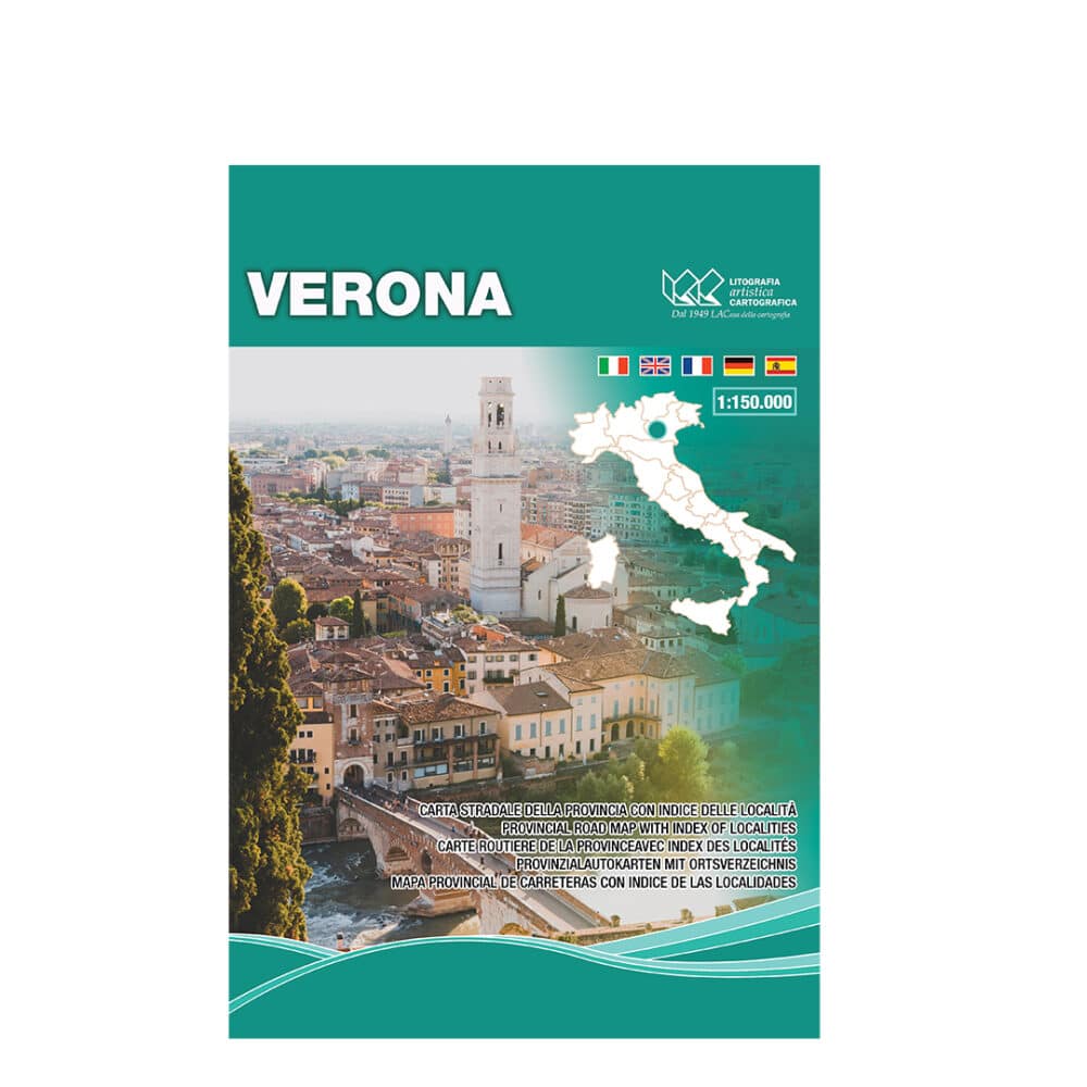 Verona - Carte tematiche stradali provinciali scala 1:150.000