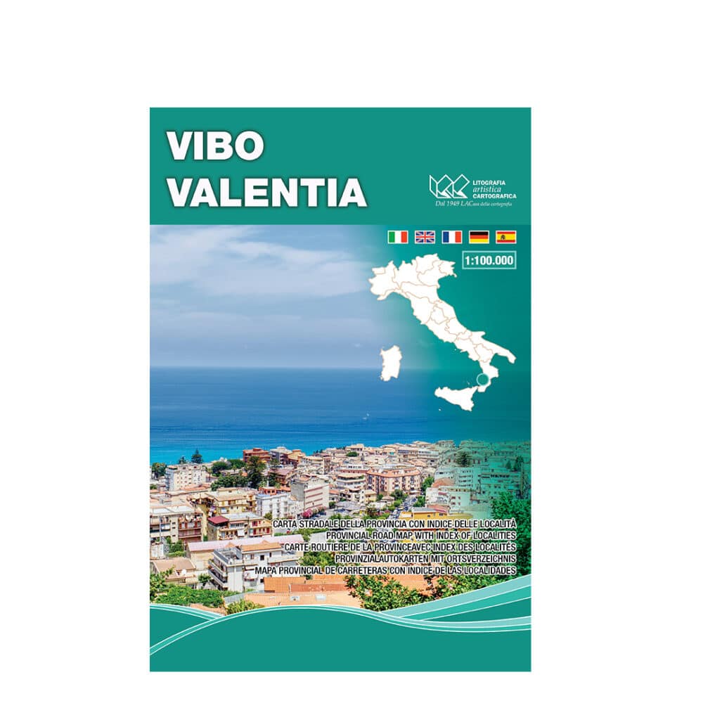 Vibo Valentia - Carte tematiche stradali provinciali scala 1:100.000