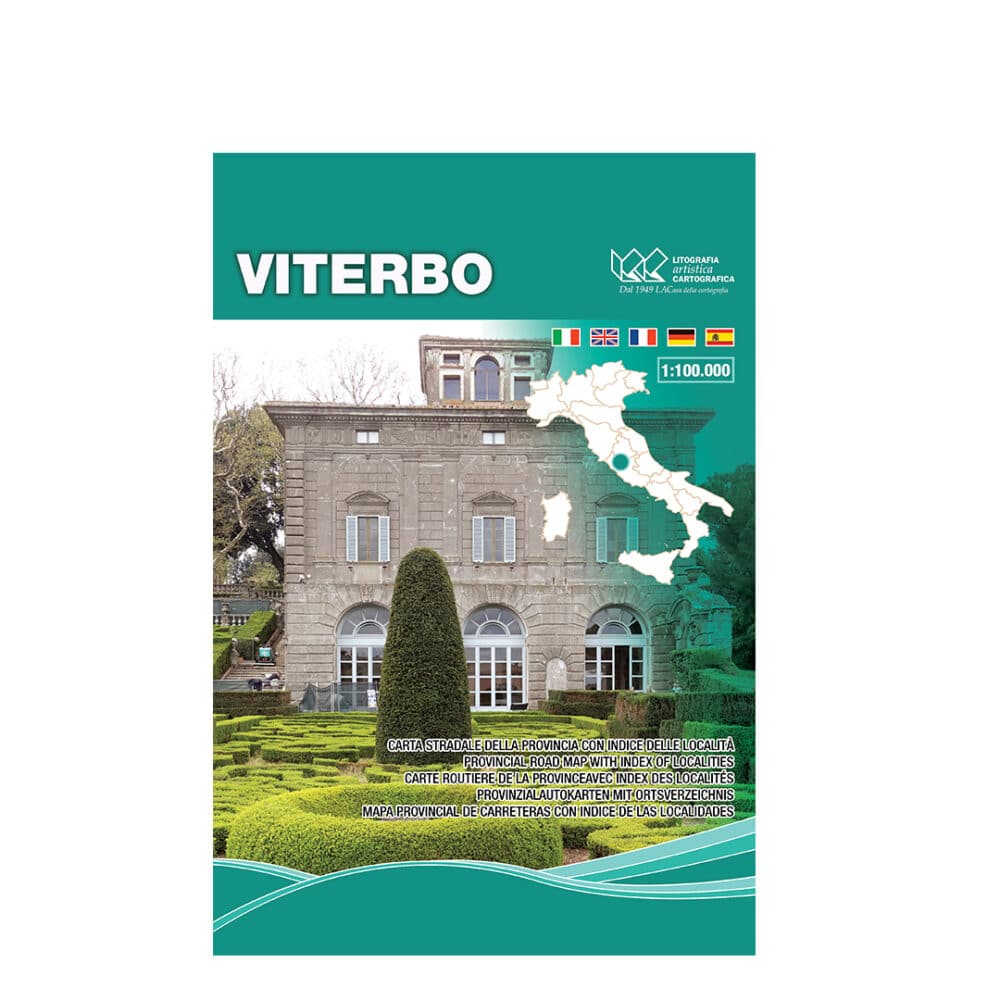 Viterbo - Carte tematiche stradali provinciali scala 1:150.000