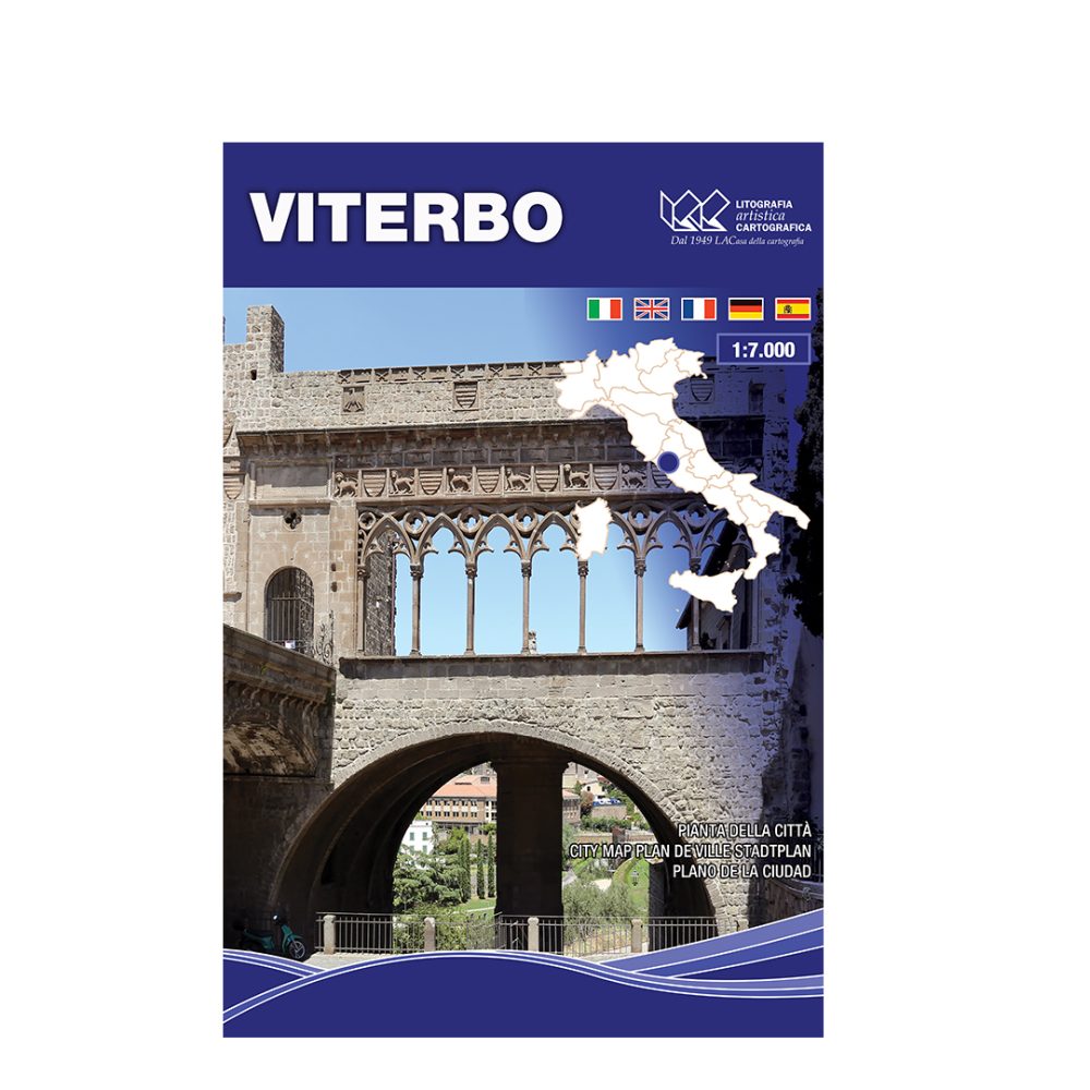 Viterbo - Carta tematica di città scala 1:7.000