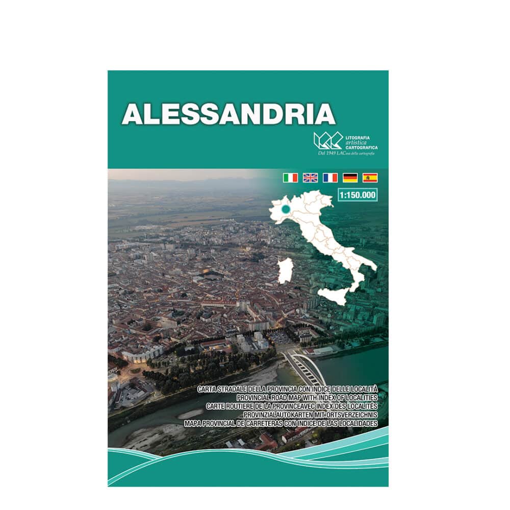 Alessandria - Carte tematiche stradali provinciali scala 1:150.000