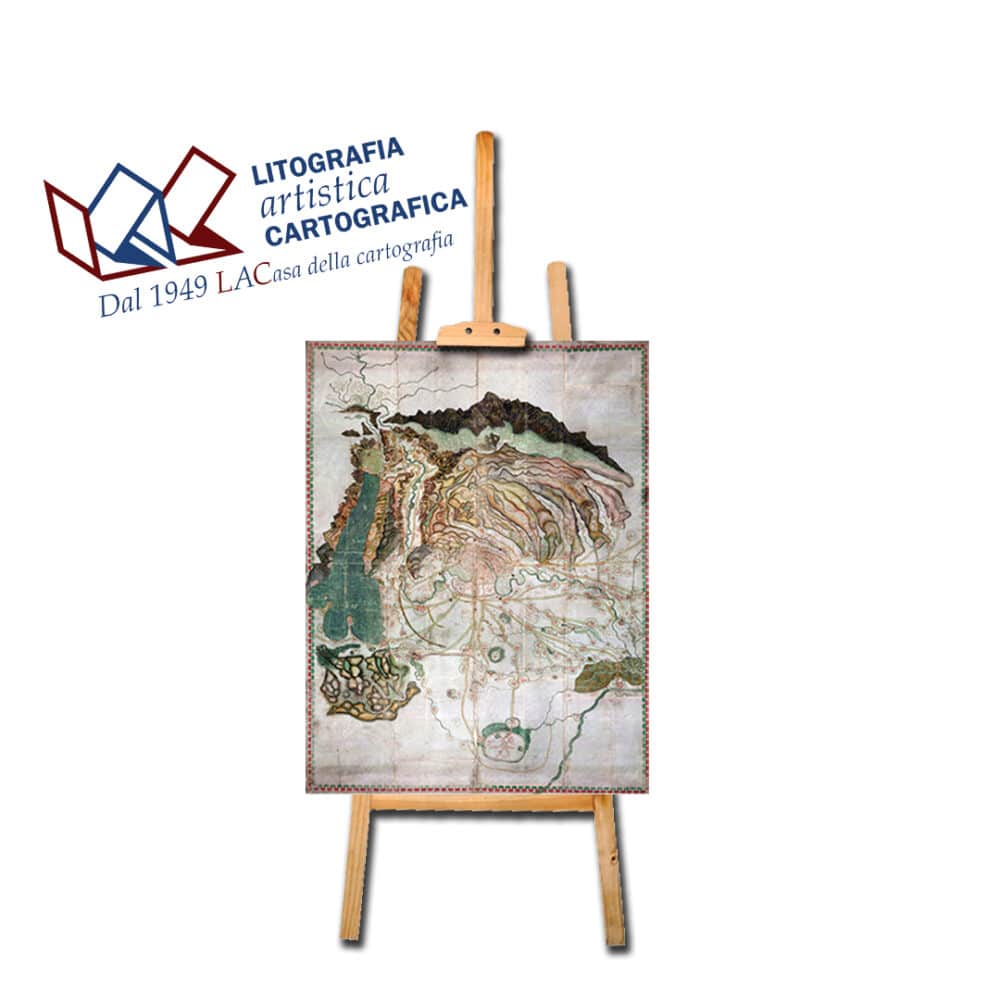 Almagià - Carte antiche 115 x 150 cm