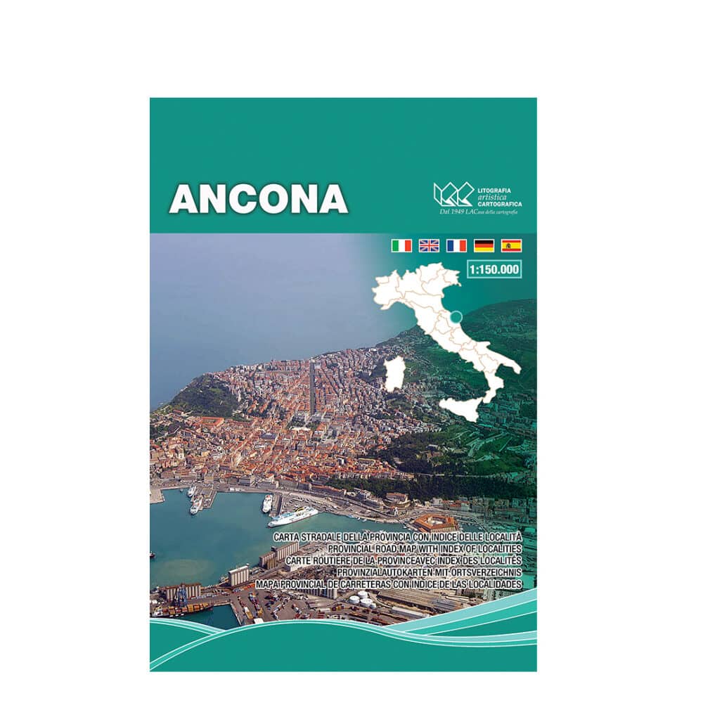 Ancona - Carte tematiche stradali provinciali scala 1:150.000