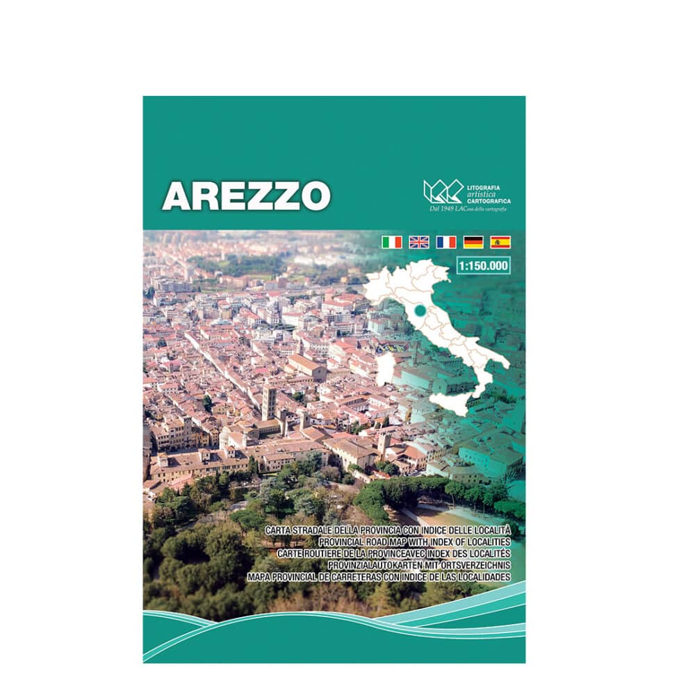 Arezzo - Carte tematiche stradali provinciali scala 1:150.000