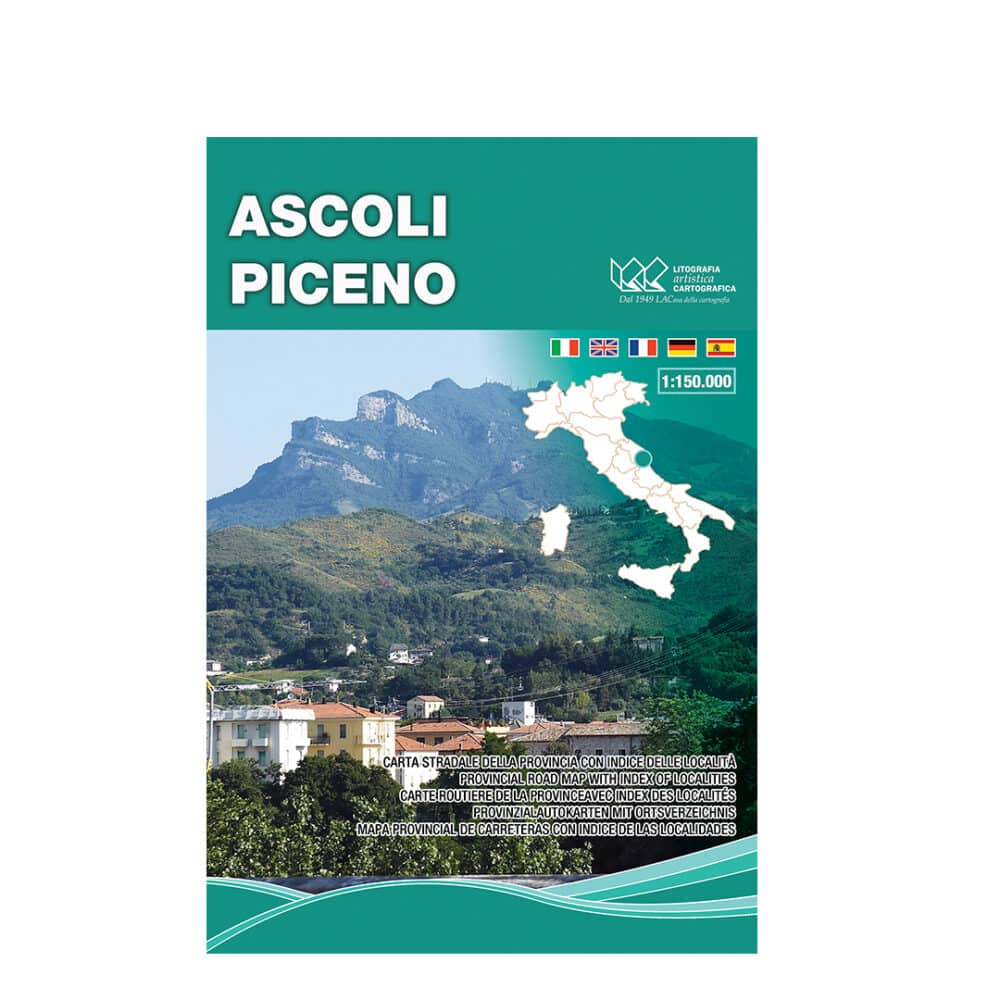 Ascoli Piceno - Carte tematiche stradali provinciali scala 1:150.000
