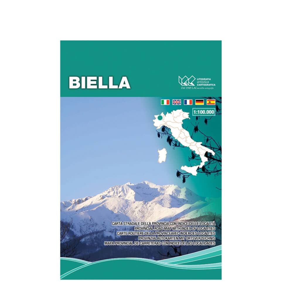 Biella - Carte tematiche stradali provinciali scala 1:100.000