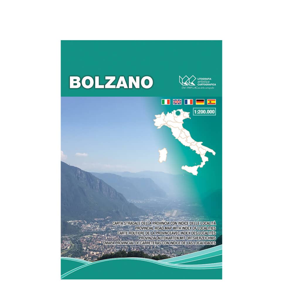 Bolzano - Carte tematiche stradali provinciali scala 1:200.000