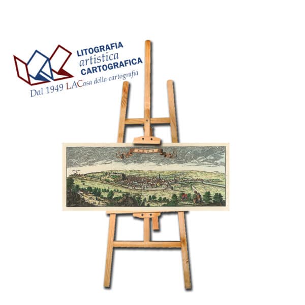 Trento pianta Probst XVIII sec. - Carte antiche 48 x 66 cm