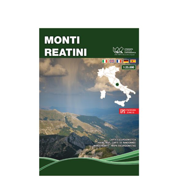 Monti Reatini - Carta tematica escursionistica scala 1:25.000