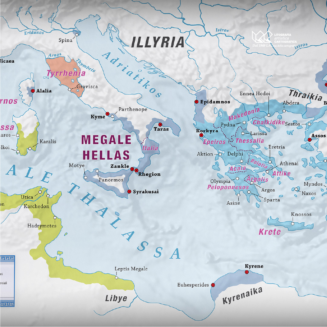La Grecia Arcaica e Classica (750 - 404 a.C.) - Carte scolastiche murali 140 x 100 cm - immagine 5